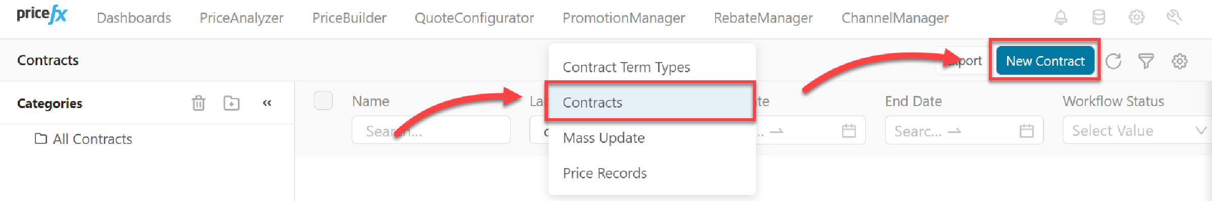 capture new contract