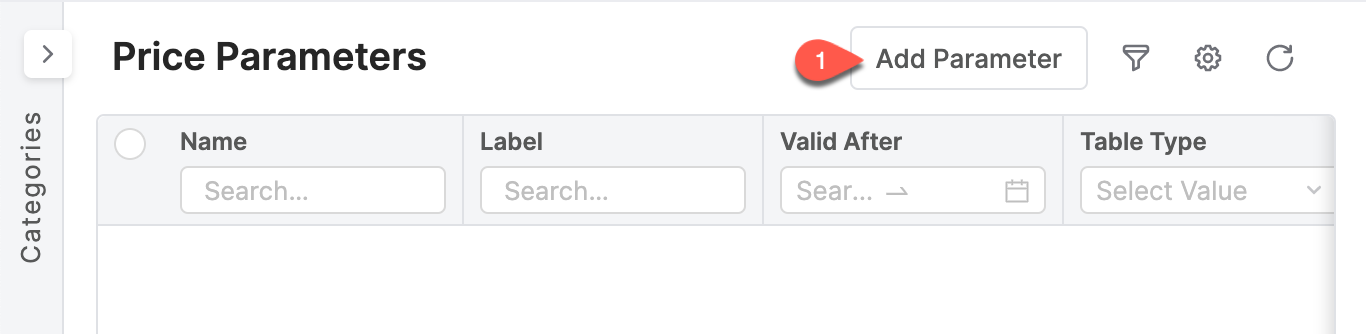 button add parameter