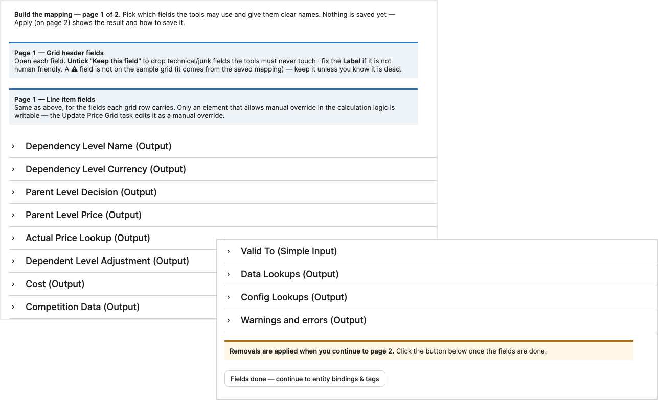 Quote Discovery Wizard Page 1