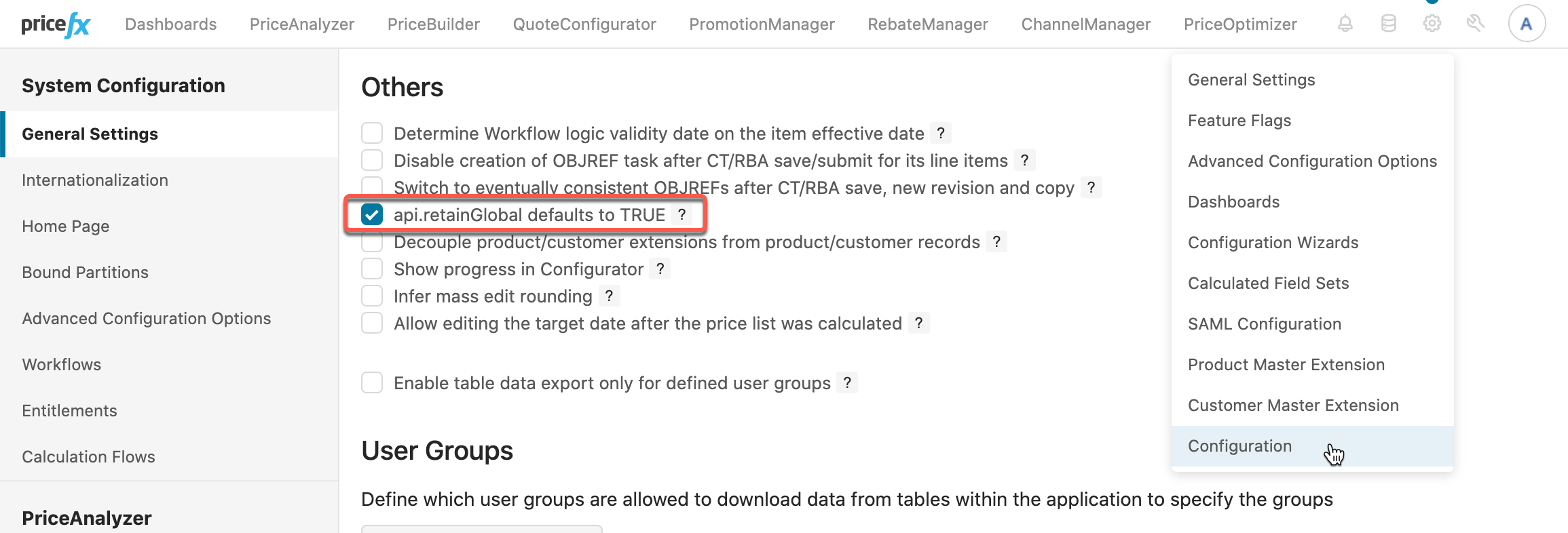 ApiRetainGlobalSetting