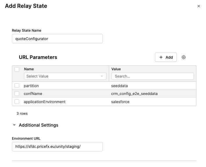 RelayState Builder Add Builder