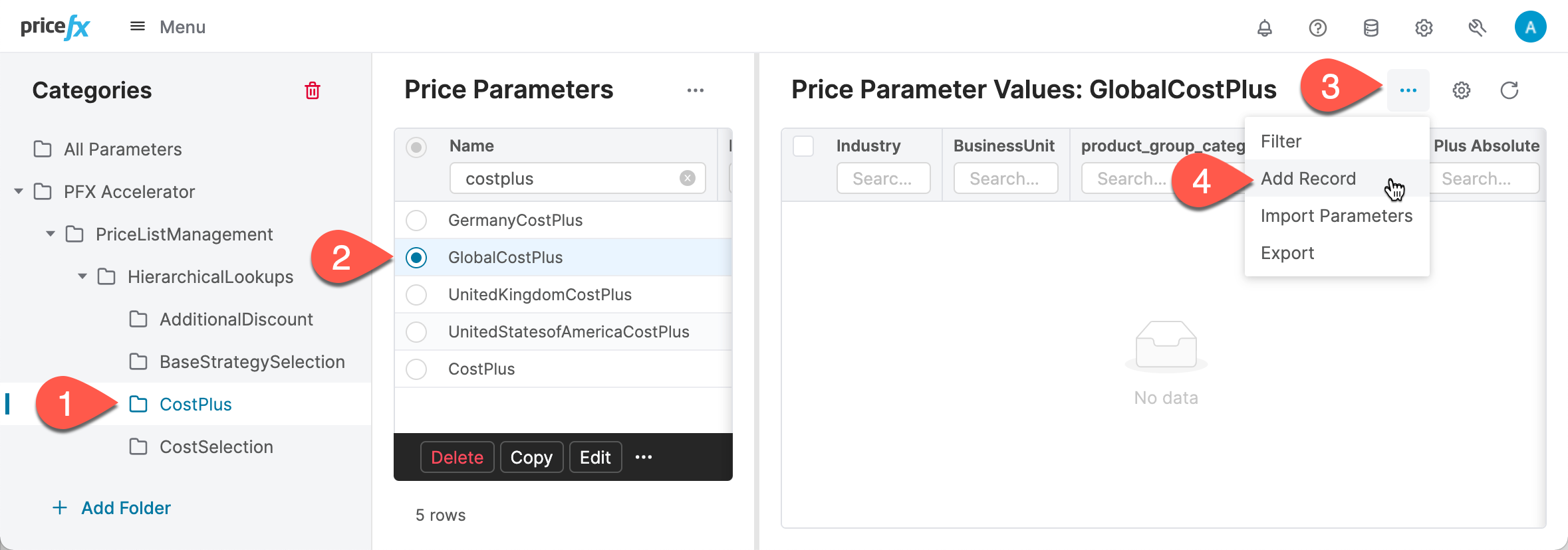pp globalcostplus add record