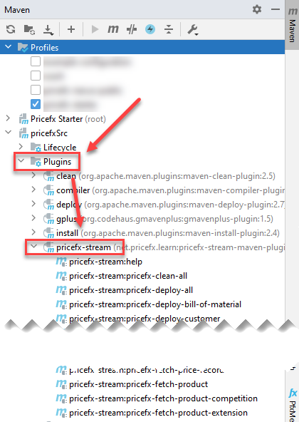 intellij select profile